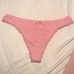 BS Pink seamless thong